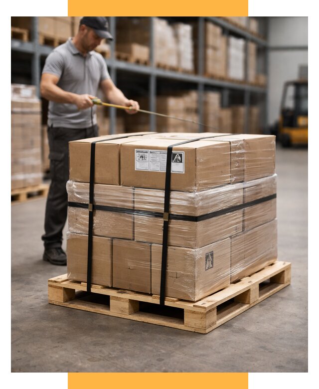 Упаковка и паллетирование грузов от 3618 р. | СетСервис-Кгл