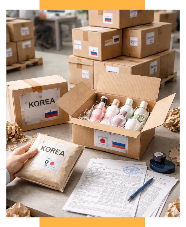 Доставка косметики из Кореи от 8787 р. под ключ | СетСервис-Кгл