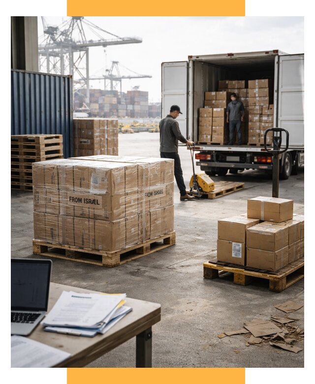 Доставка грузов из Израиля от 15507 р., логистика от СетСервис-Кгл