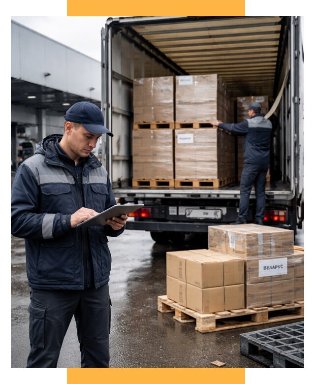 Доставка грузов из Беларуси от 15507 р. логистика СетСервис-Кгл