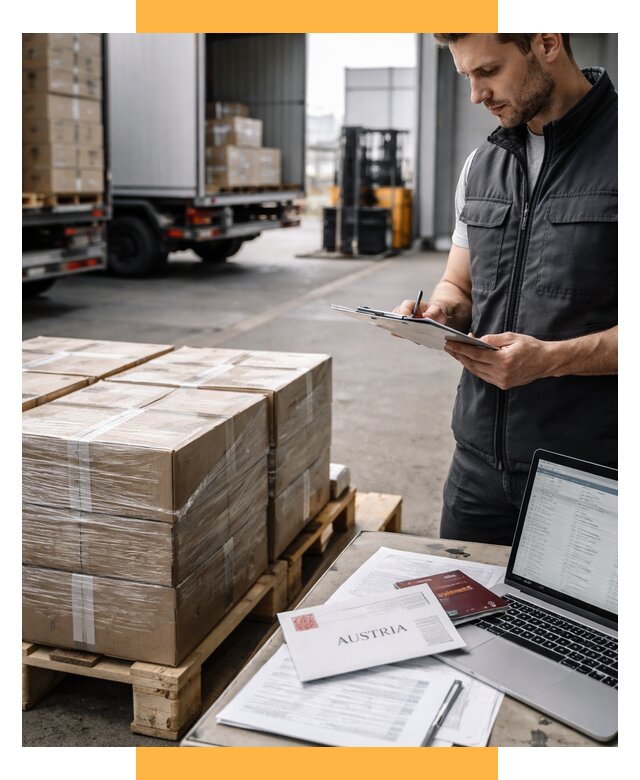 Доставка в Австрию от 67197 р. Логистика и экспорт СетСервис-Кгл