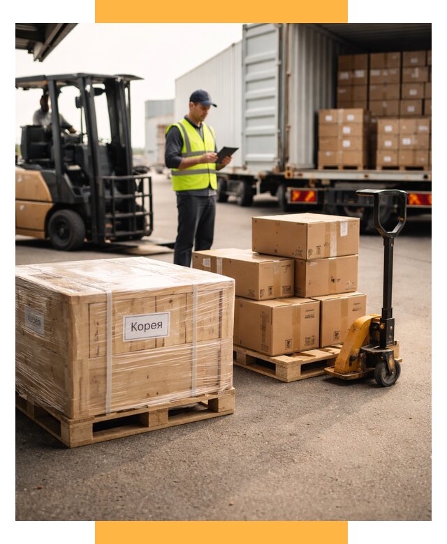 Доставка грузов в Корею из России от 36183 р. | СетСервис-Кгл