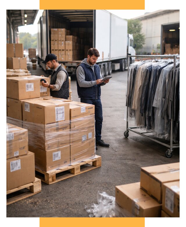 Перевозка и доставка одежды из Китая от 7754 р., СетСервис-Кгл