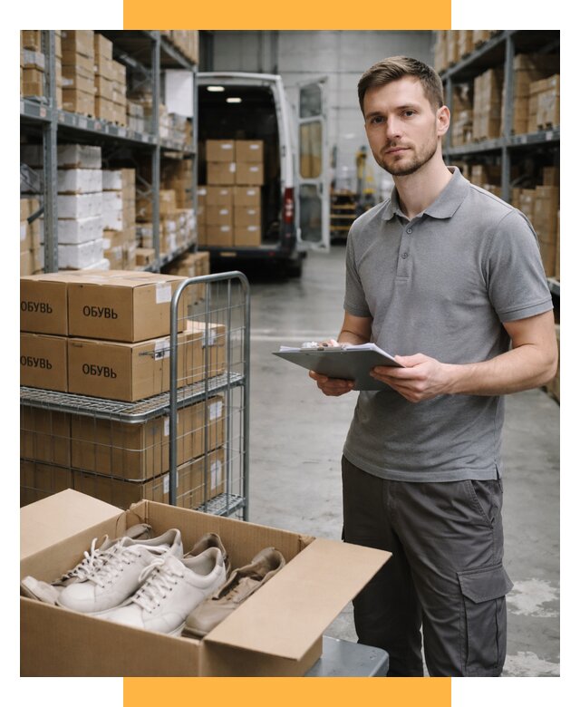 Доставка обуви из Китая и Турции от 4652 р. СетСервис-Кгл