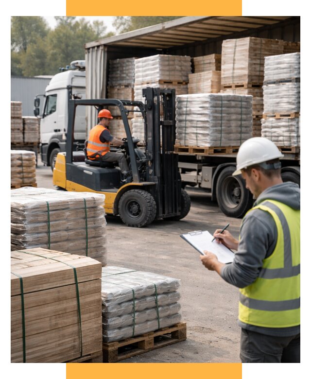 Перевозка строительных материалов от 5686 р. | СетСервис-Кгл