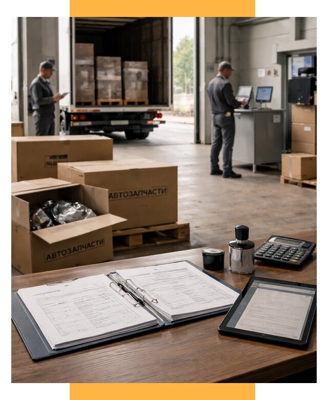 Таможенное оформление автозапчастей под ключ от 8787 р., СетСервис-Кгл