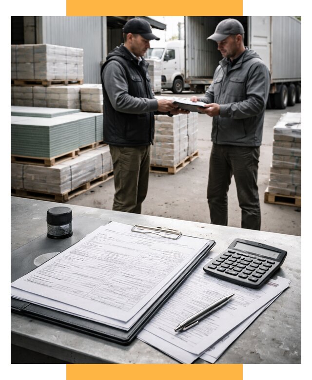 Таможенное оформление стройматериалов от 8787 р. | СетСервис-Кгл